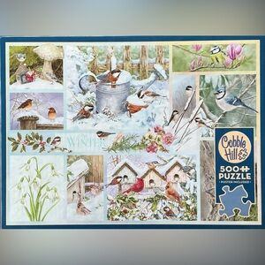 Cobble Hill “Garden Birds in Winter” 500 piece puzzle